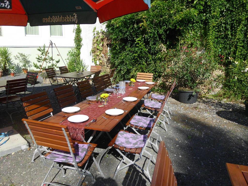 Pension Zum Hirsch Göda Exteriör bild